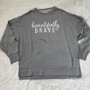 ItWorks Beautifully brace Confidence Crewneck Sweater